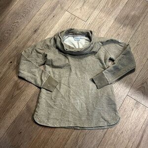 COLUMBIA | beige cowl neck sweatshirt, size medium